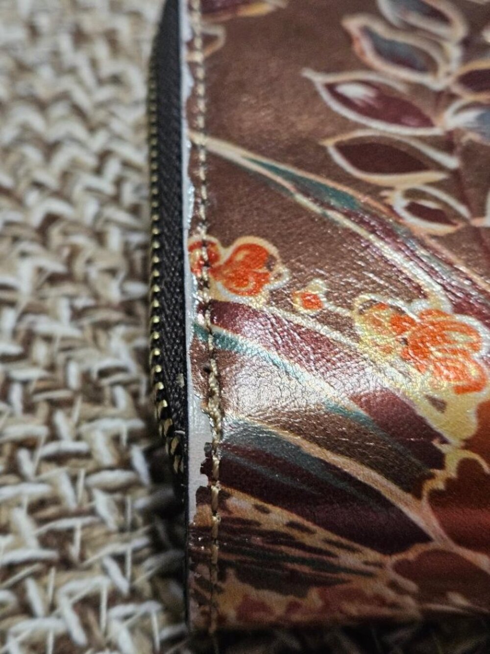 Patricia Nash Crossbody/top handle purse and matching wallet set. Beautiful! - Picture 4 of 15